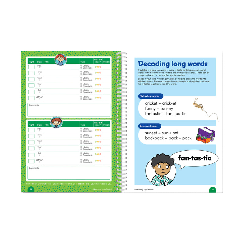 Home Reading Journal Year 1 Pack of 60 *Term 4 Special*